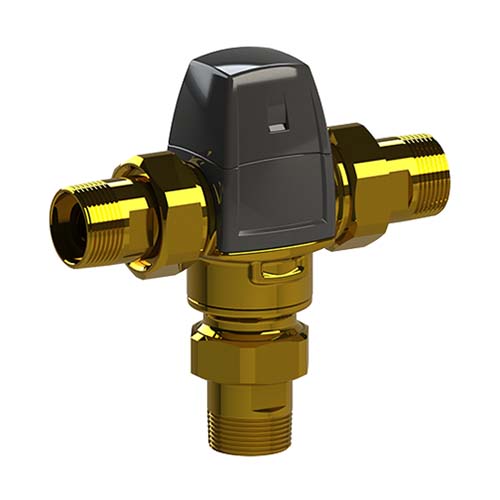Thermostatic Mixing Valve for Body- and Combination Showers, R1″ male itemno 17513009