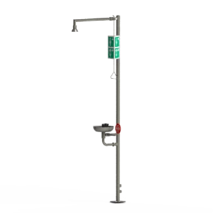 Freestanding Combination Shower with Bowl - Stainless Steel - 316L - 28413031021000 - product image
